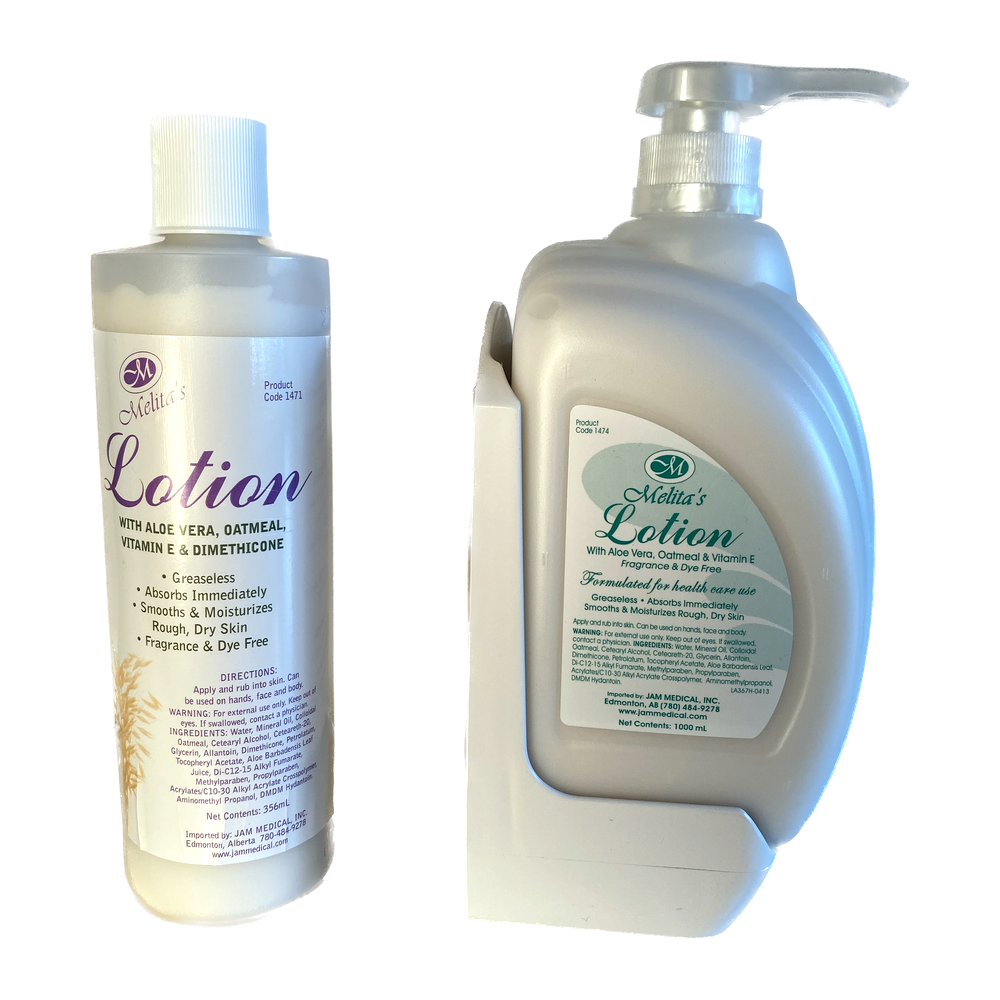 Melita's Lotion with Aloe Vera, Oatmeal, Vitamin E + Dimethicone